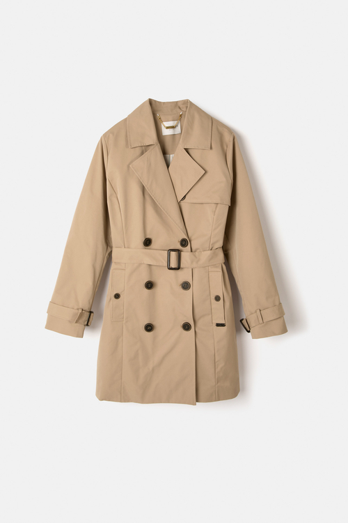 Double breasted raincoat clearance