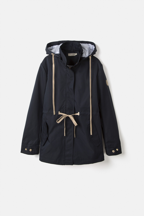 Drawstring hooded parka clearance