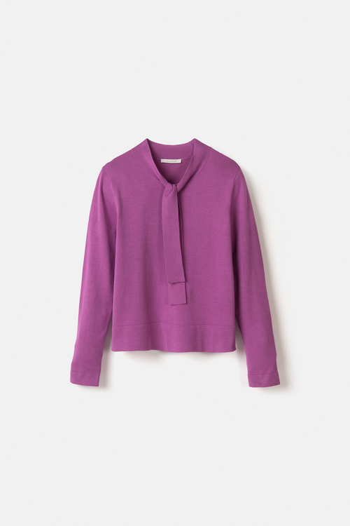 Knot tie sweater new arrivals