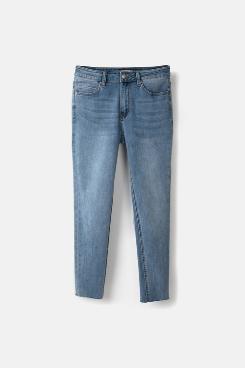 Ladies cropped skinny jeans on sale