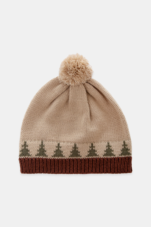 Plain bobble hats top